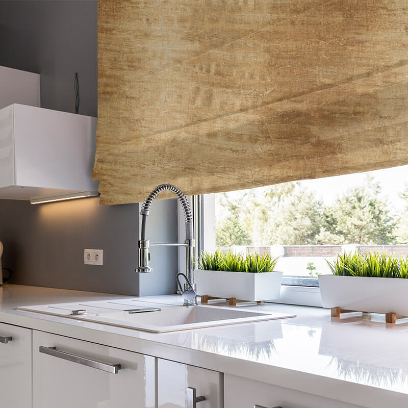 Erosion Oxide Nature Inspired Design Quality Roman Blinds NZ