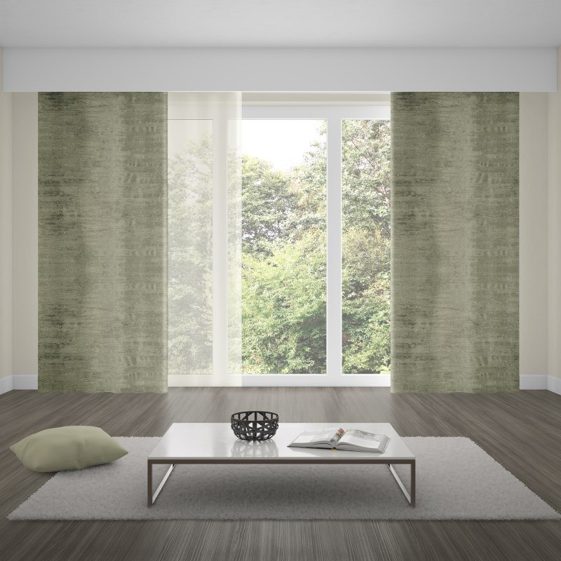 Erosion Gravel Nature Inspired Design Blackout Curtains
