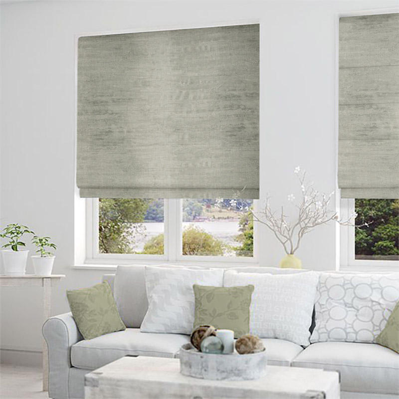 Erosion Gravel Nature Inspired Design Roman Blinds