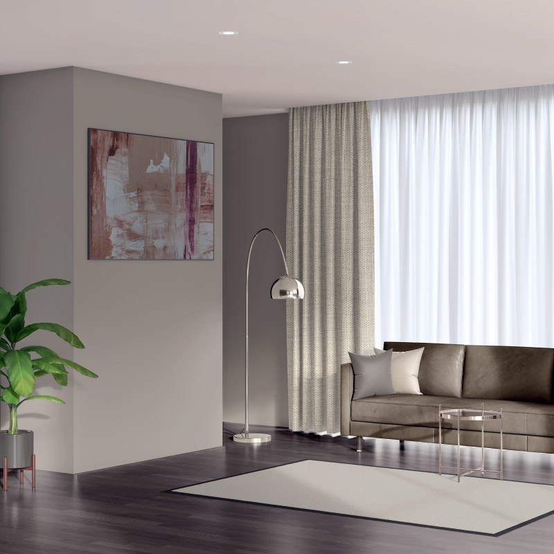 Envoy 2 Angora Linen Look Thermal Curtains