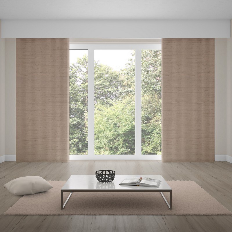 blackout curtains luxe beige
