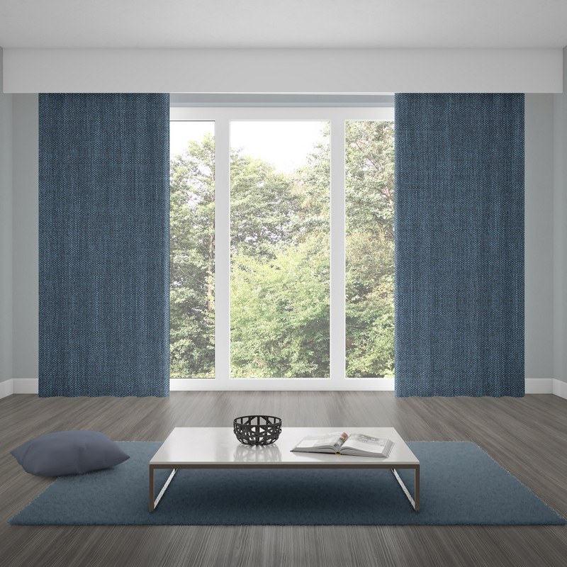 blackout curtains matrix bluesteel