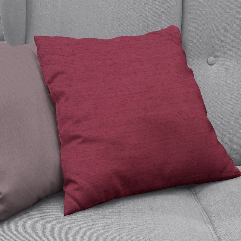cushions luxe burgundy