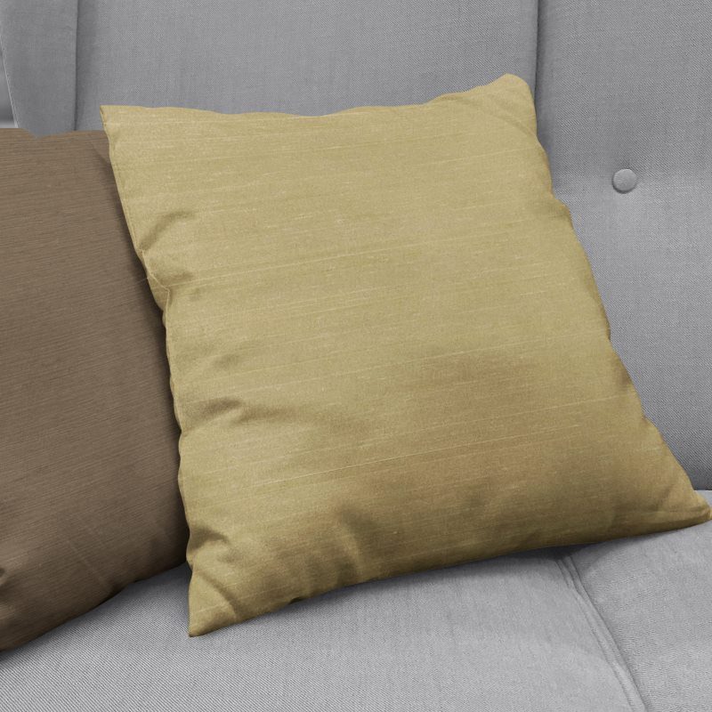 cushions luxe caramel