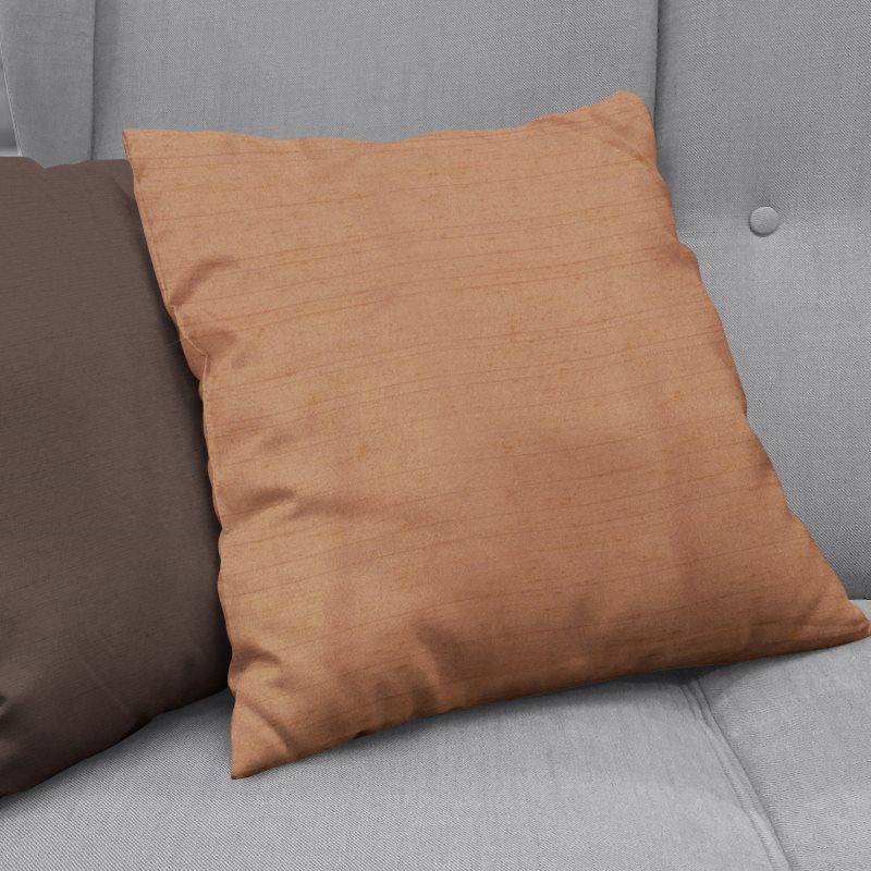 cushions luxe cinnamon