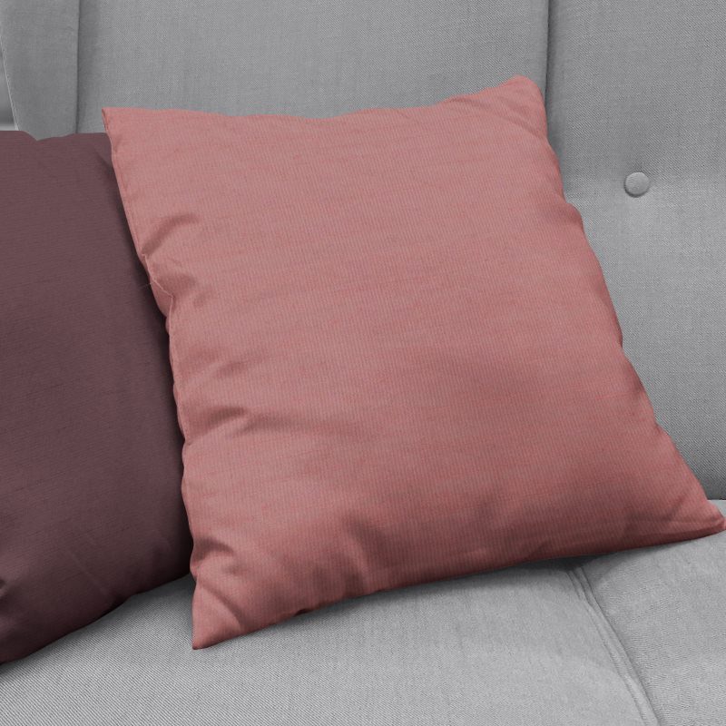cushions luxe coral