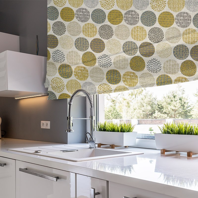 ready made blinds planter saffron