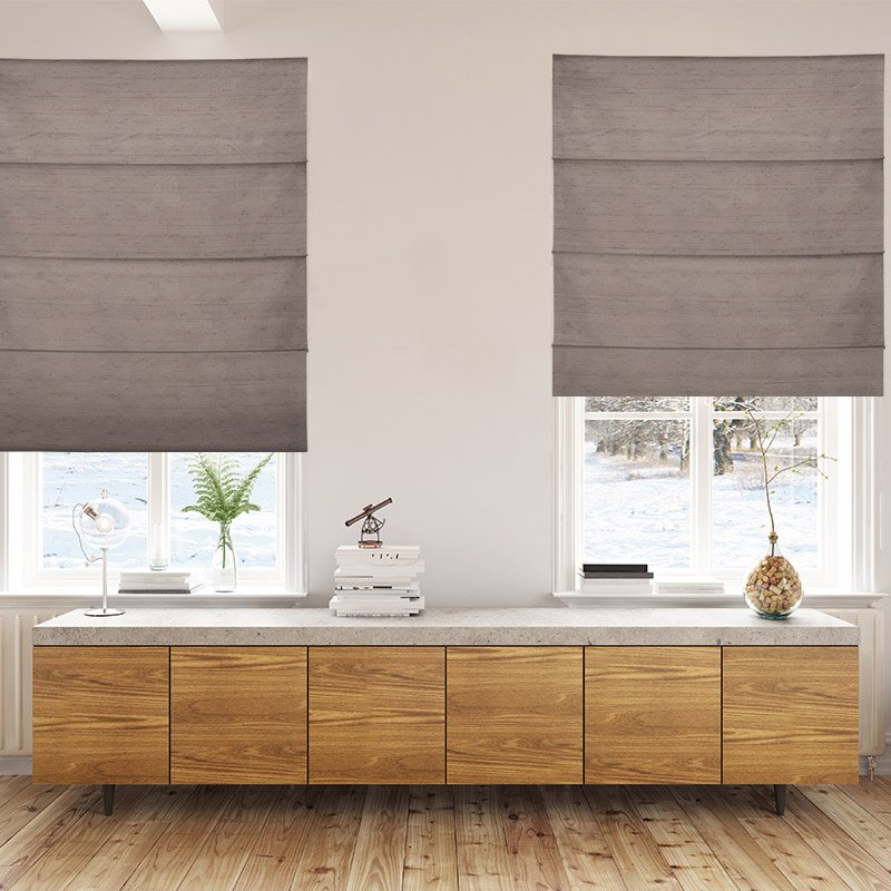 roman blinds luxe bark