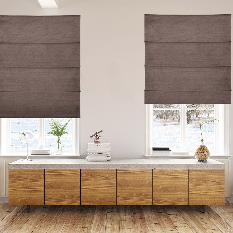roman blinds luxe bison
