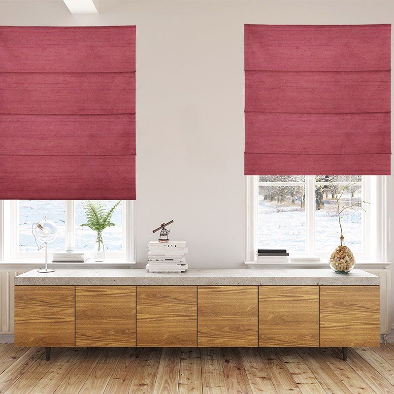 roman blinds luxe cardinal