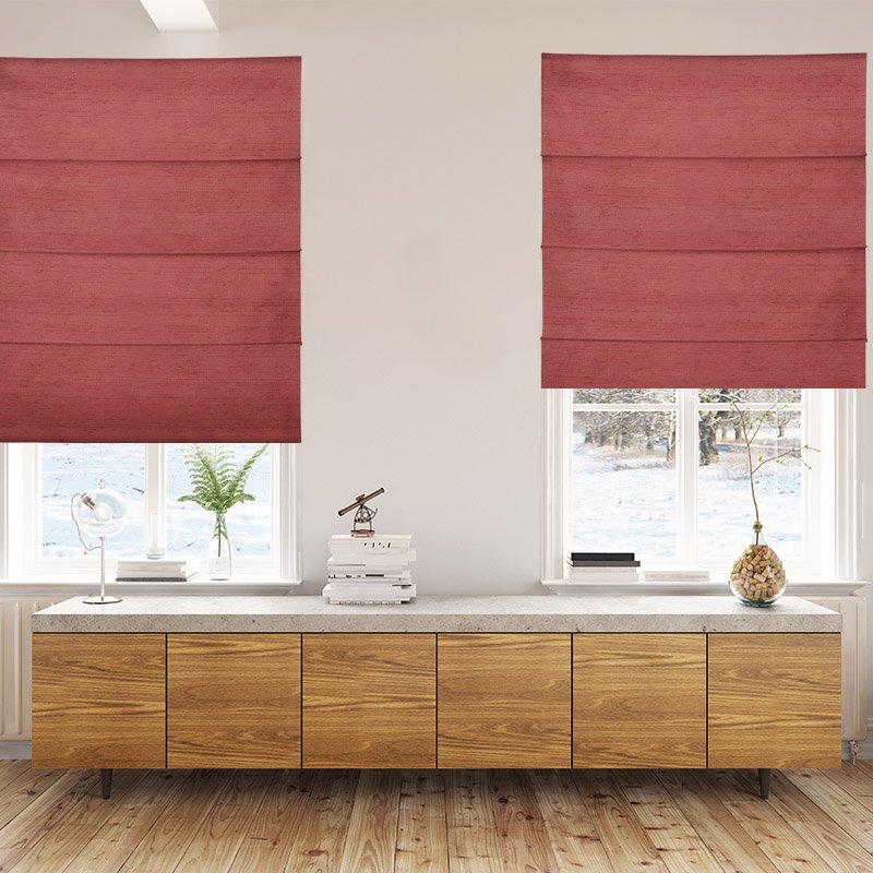 roman blinds luxe chilli