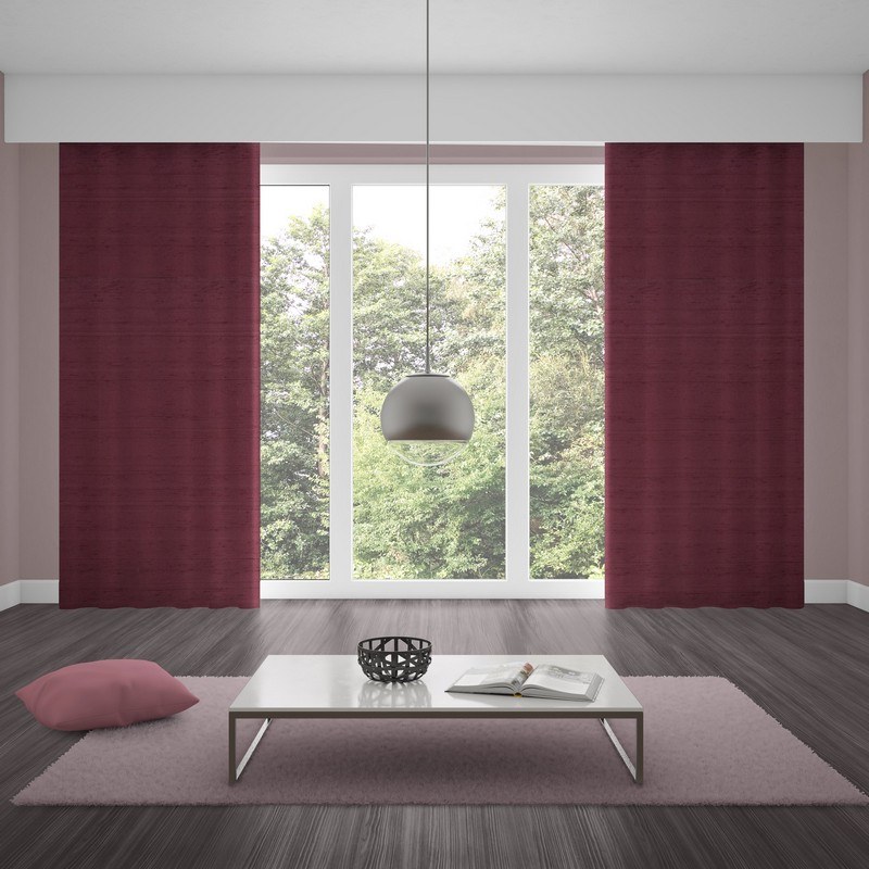 blackout curtains luxe garnet