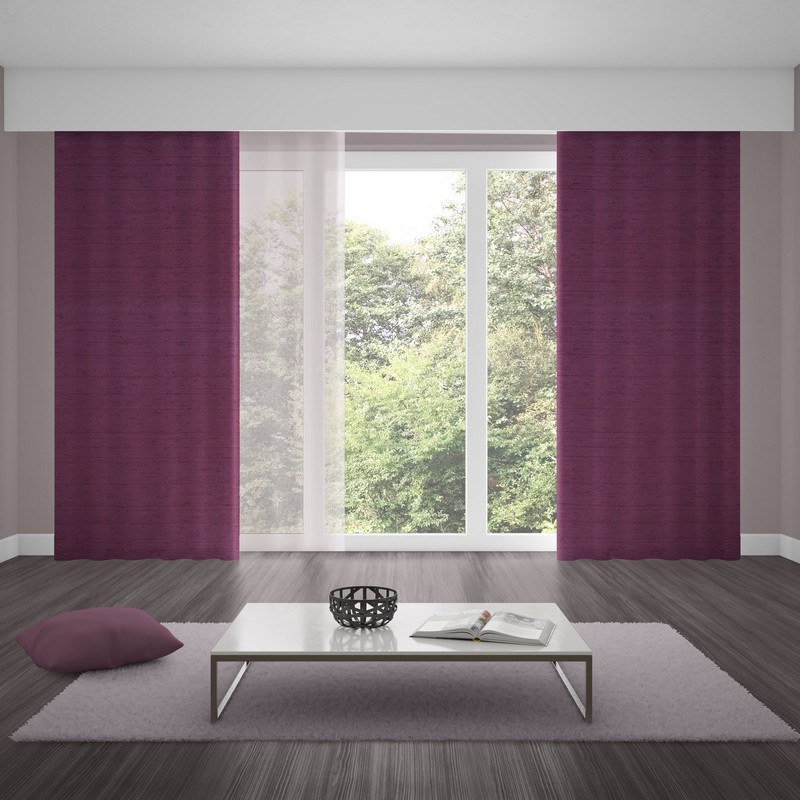 blackout curtains luxe plum