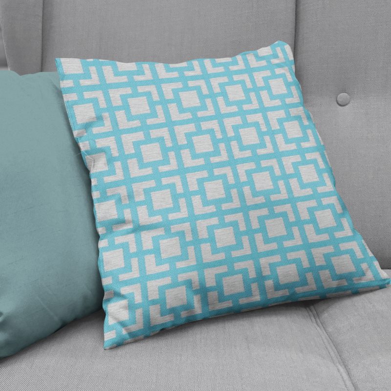 cushions mykonos aqua