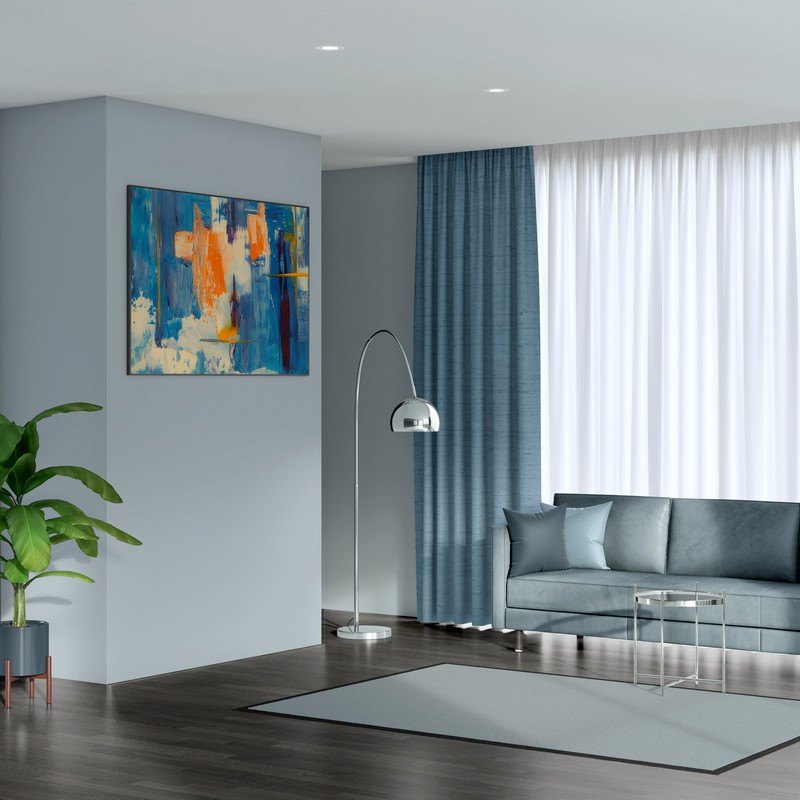 ready made curtains luxe lapis