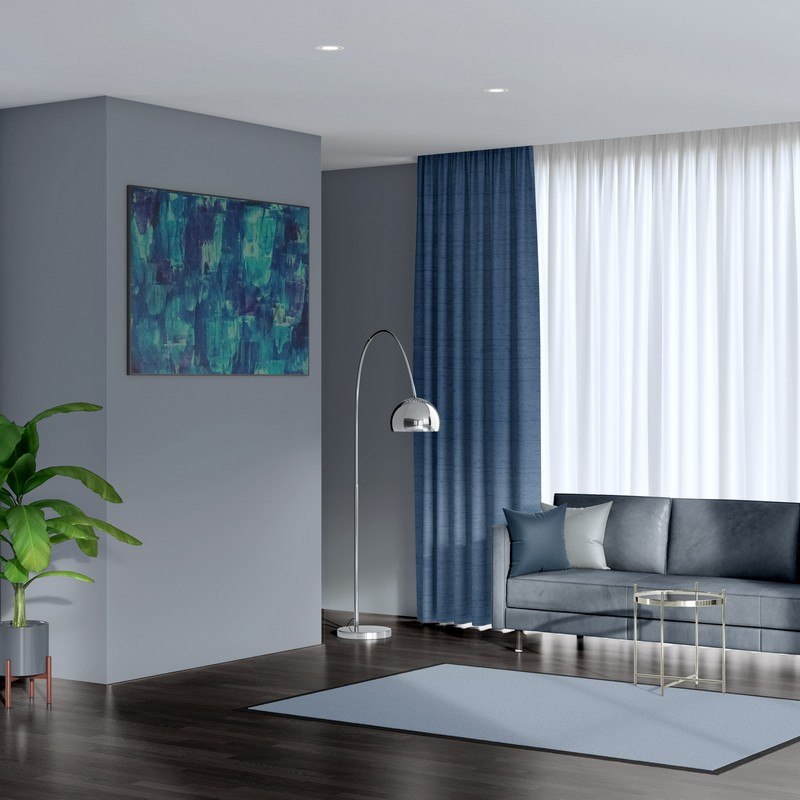 ready made curtains luxe sapphire