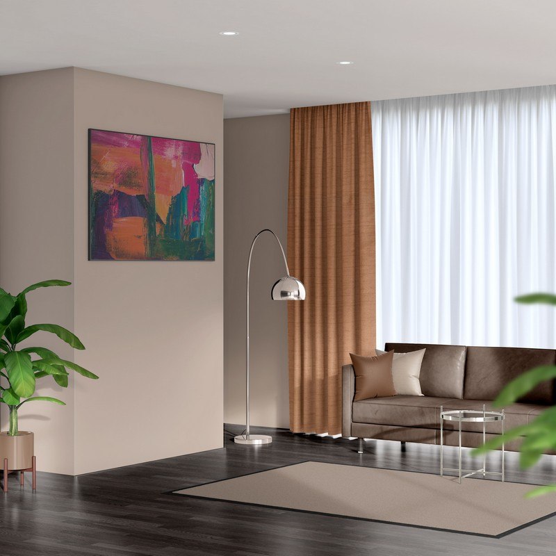 ready made curtains luxe terracotta