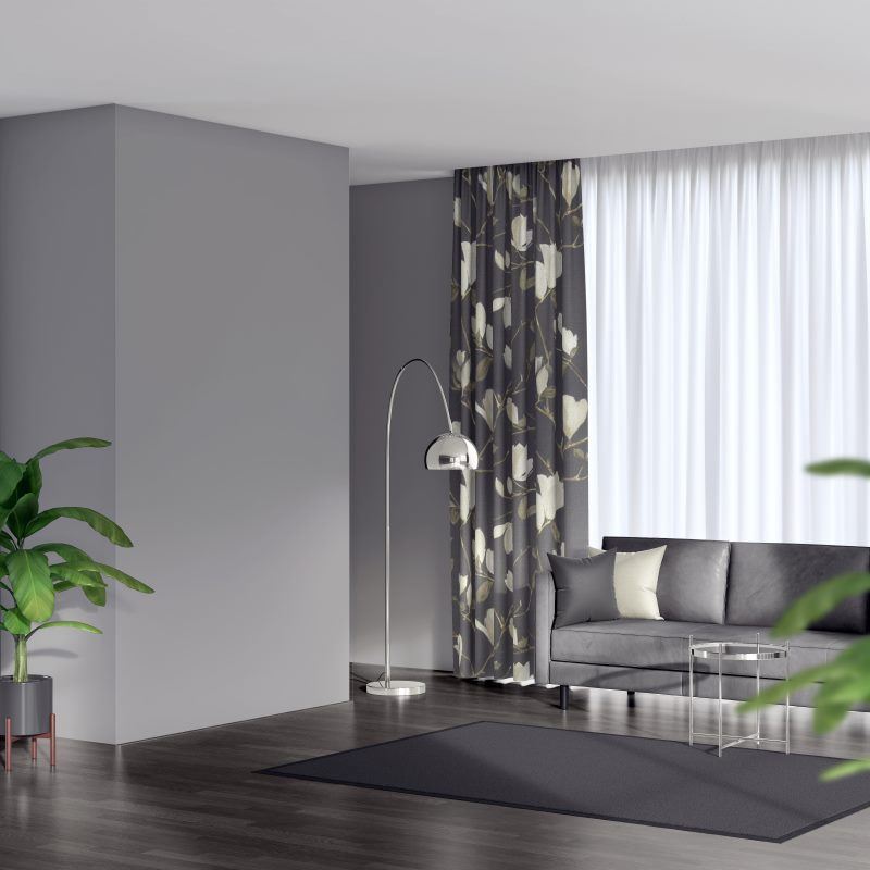 ready made curtains sayuri pewter