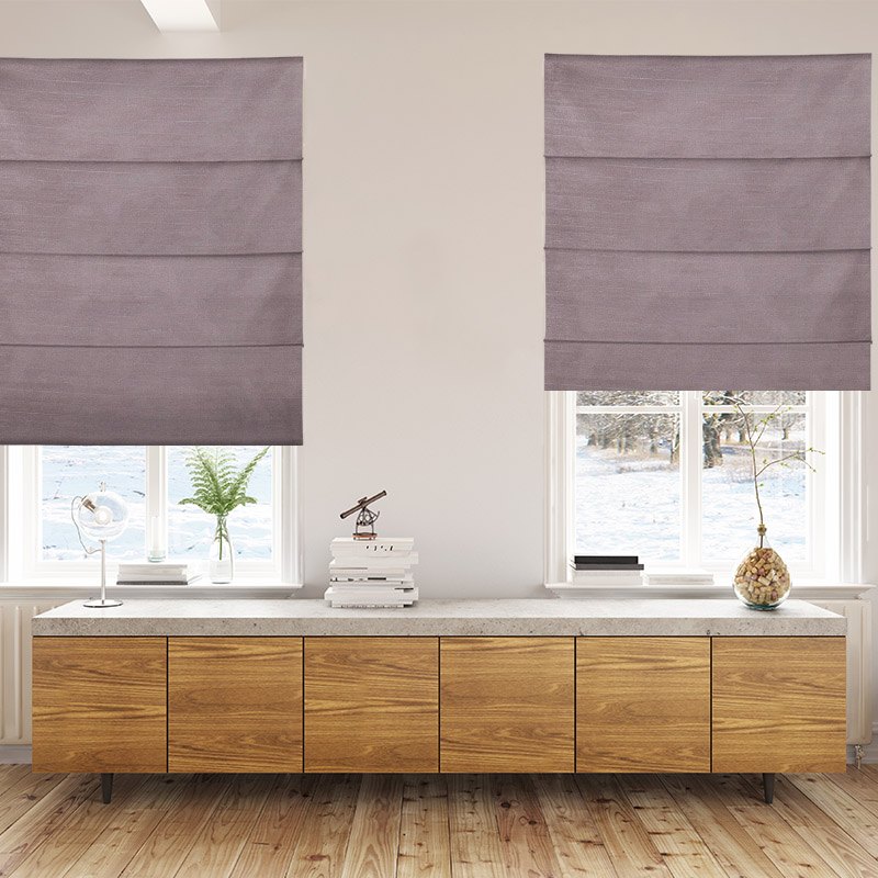 roman blinds luxe iris