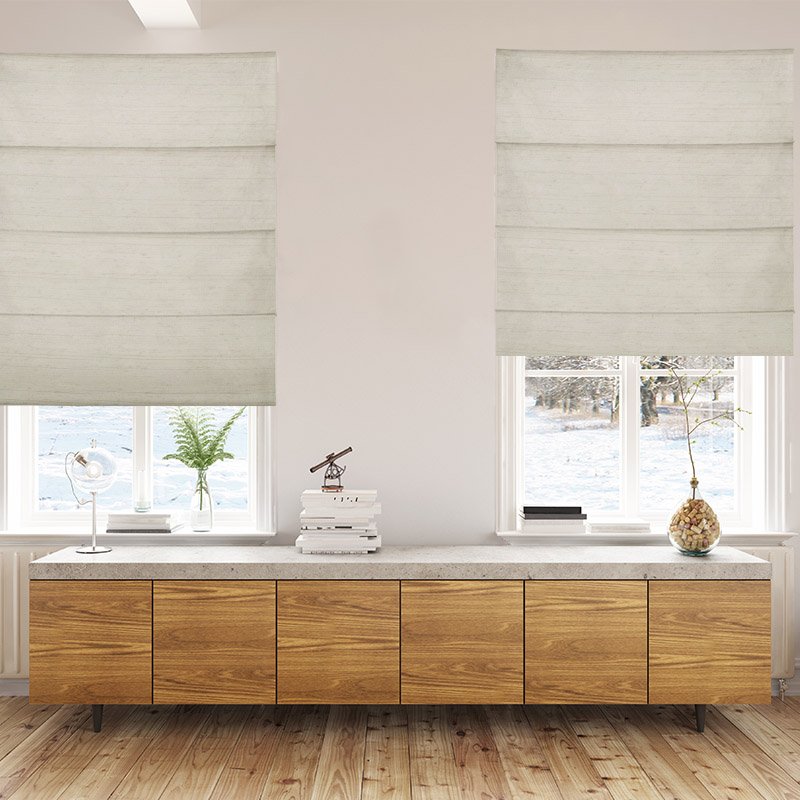 roman blinds luxe ivory