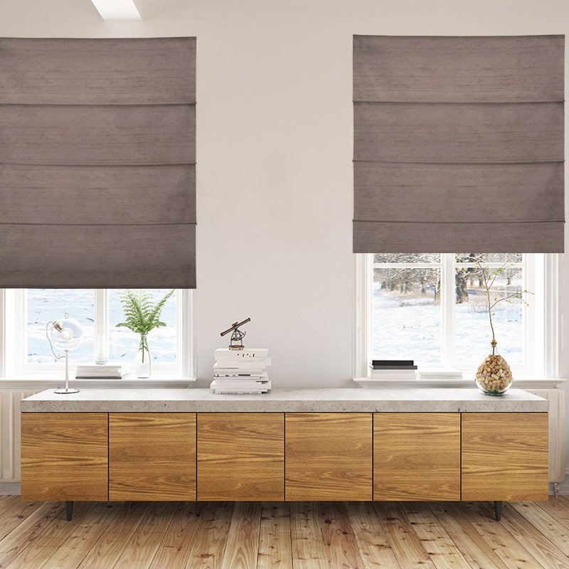 roman blinds luxe pepper