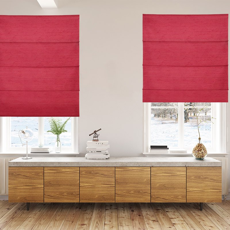 roman blinds luxe poppy