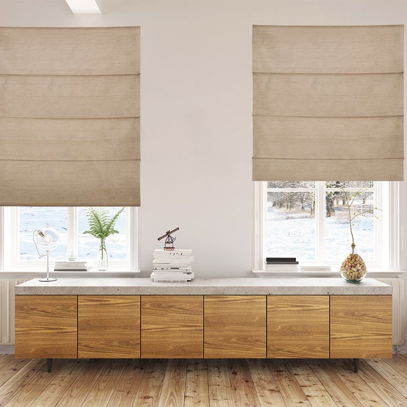 roman blinds luxe seagrass