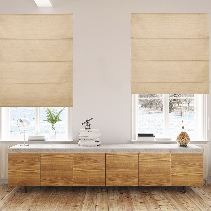 roman blinds luxe sunshine