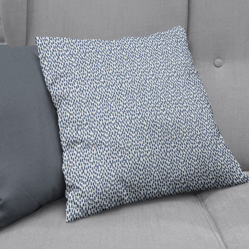 custom cushions sun shower indigo
