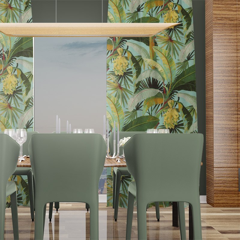 ready made curtains la palma aqua