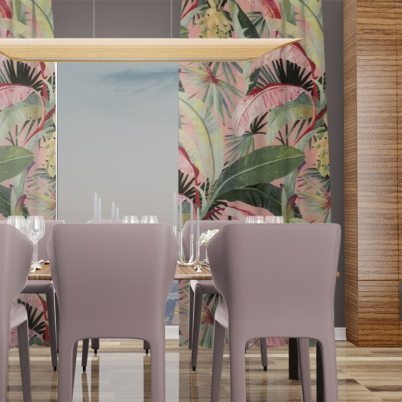 ready made curtains la palma coral