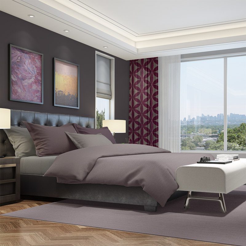 ready made curtains tapa fuchsia