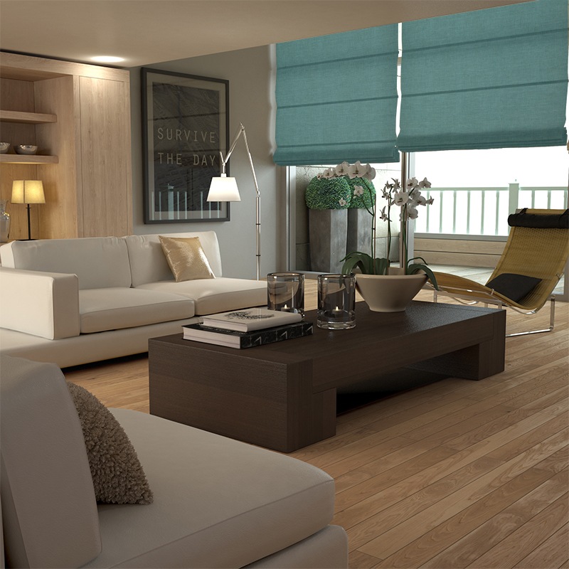 roman blinds provence peacock