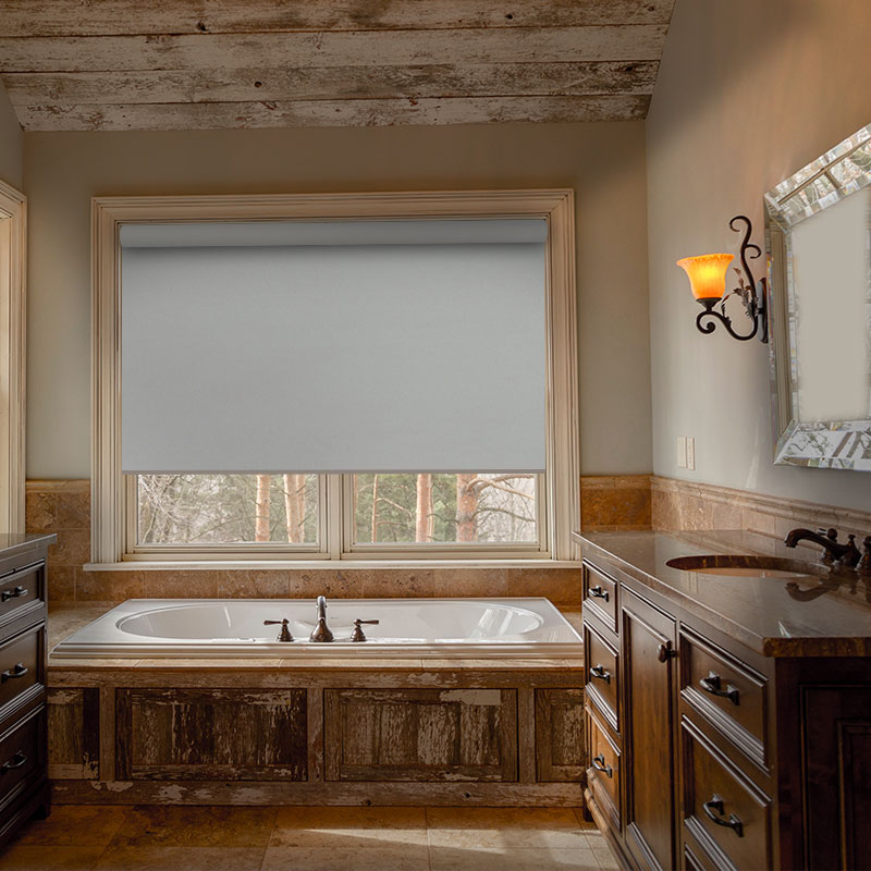 bathroom roller blind scribe mist