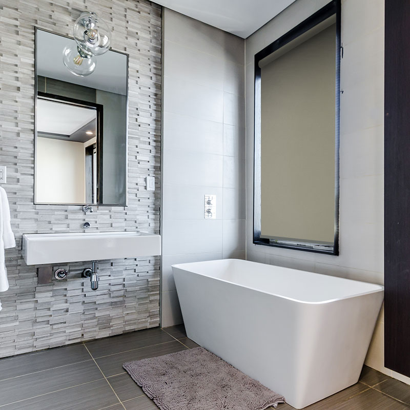 bathroom roller blind scribe whisper