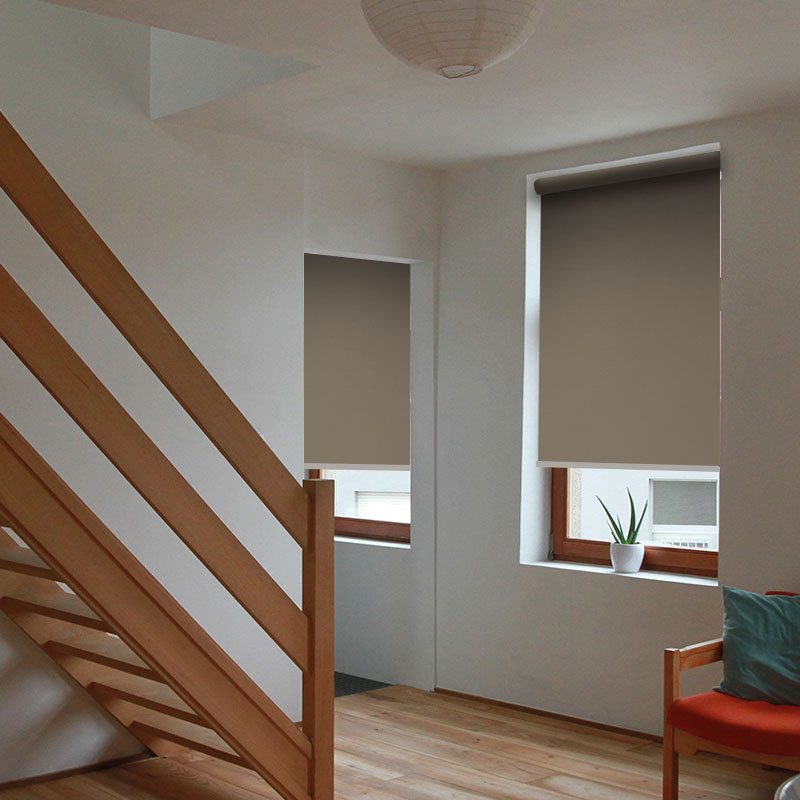 blackout roller blind scribe bistro