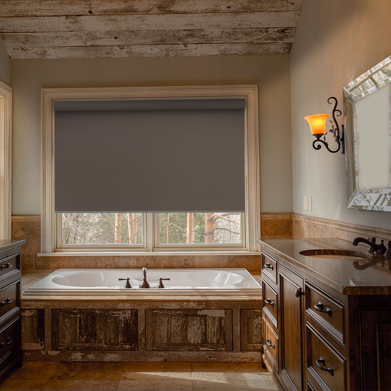 blockout roller blind scribe clay