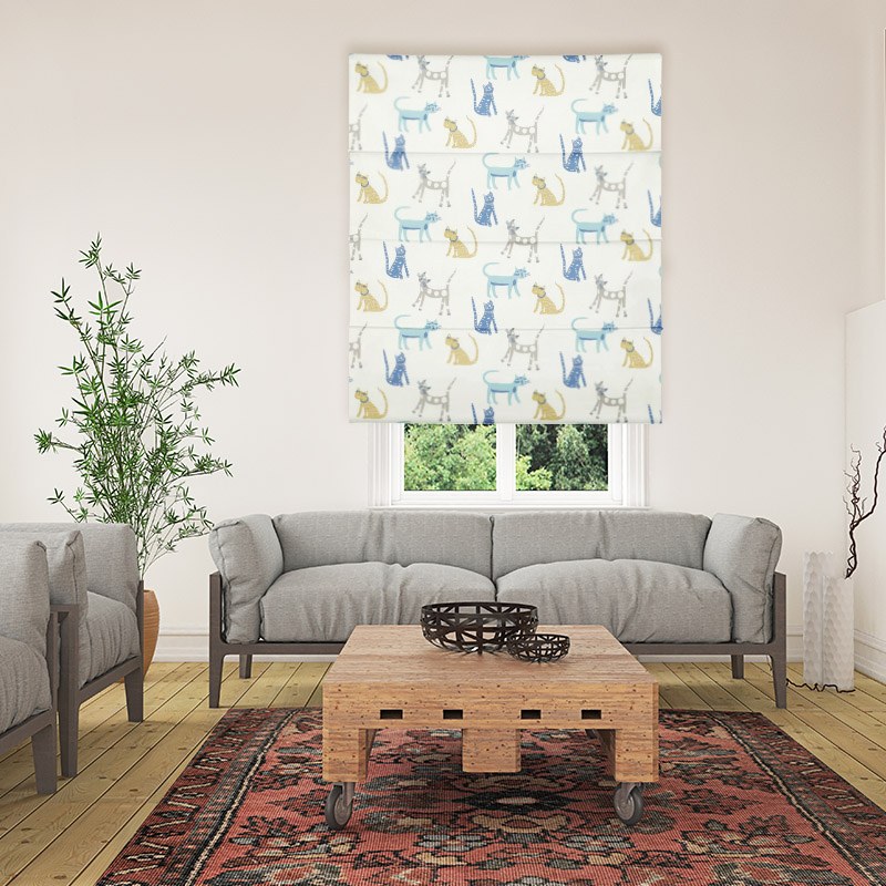 ready made blinds pretty kitty