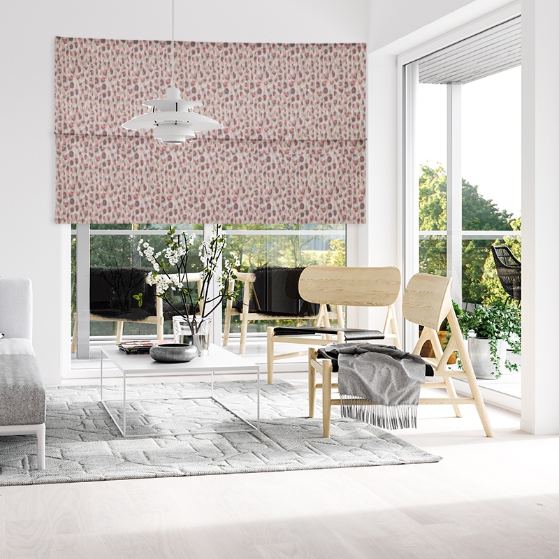 lounge roller blinds Kenji watermelon