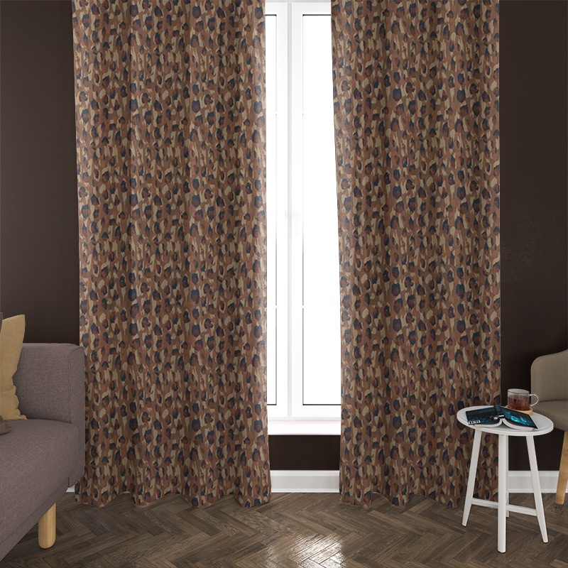 luxury lounge curtains Kenji copper