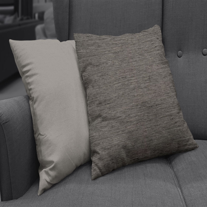 custom cushions maharaja ii charcoal